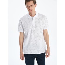 Lc Waikiki Yeni Sezon Polo Yaka Kısa Kollu Desenli Pike Erkek Tişört