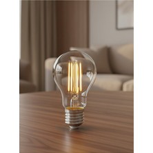 Orbus F60 4.8W Clear Ampul Sarı Işık E27 600LM