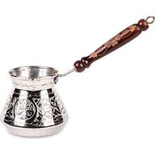 PremiumPort El Işlemeli Bakır Cezve, 4 Kişilik, Şık ve Dayanıklı Tasarım