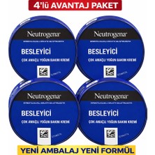 💧❄️ Neutrogena Norveç Formülü Besleyici Bakım Kremi – Kuru & Çok Kuru Ciltler – 200 ml x 4 Adet 💙✨