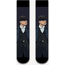 Neşeli Çoraplar Tommy Shelby Renkli Unisex Çorap