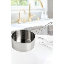 PremiumPort Paslanmaz Çelik Sütlük Cezve 14 Cm, Dayanıklı ve Şık Tasarım