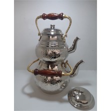 PremiumPort Bakır Jumbo Boy Çaydanlık, 52 Bardak Kapasitesi, Şık ve Dayanıklı Tasarım