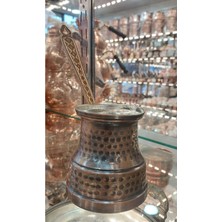 PremiumPort El Işçilikli Bakır Cezve, 9 Fincanlık, Şık ve Dayanıklı Tasarım