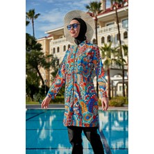 Remsa Mayo Önü Kapaklı Paraşüt Tam Kapalı Tesettür Mayo R069C Nurşen