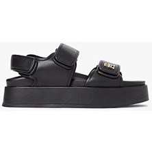 Tommy Hilfiger Kadın Sporty Platform Detaylı Deri Sandalet