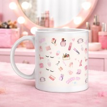 Make Up Baskılı Kupa Bardak - Güzellik Tutkunlarına Özel :)
