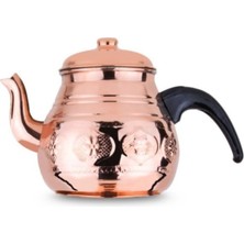PremiumPort Bakır Işlemeli Çaydanlık ve Semaver Demliği Seti, Şık ve Dayanıklı Tasarım