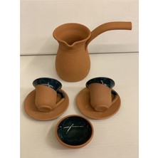 PremiumPort El Yapımı Doğal Cezve ve Fincan Seti, Şık ve Kullanışlı Tasarım