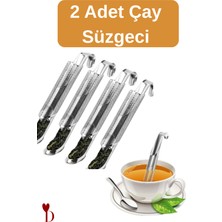 PremiumPort Paslanmaz Çelik Bitki Süzgeçli Bardaklık, Kullanışlı ve Dayanıklı Tasarım