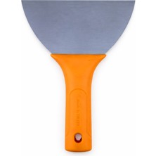 Badem10 Spatula Plastik Saplı Sap Takmalı 160 mm Dayanıklı Paslanmaz Çelik Yüzey Çok Amaçlı Inşaat Spatulası
