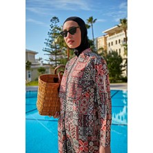 Remsa Mayo Önü Kapaklı Paraşüt Tam Kapalı Tesettür Mayo R069A Nursel