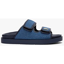 Tommy Hilfiger Kadın Double Strap Denım Sandalet