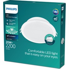 Philips Meson Tavan Gömme Spot 20W 2200 Lumen 6500K Beyaz Işık (175MM Delikler Için Uygundur)