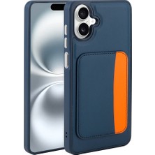 Galaxy A07 Kılıf Kartlıklı Zore X-Kart Silikon Kapak - Lacivert