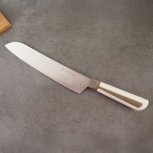 Aryıldız Plurex Santoku Bıçağı 21 cm Koyu Bej