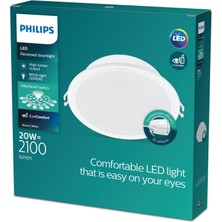 Philips Meson Tavan Gömme Spot 20W 2100 Lumen 3000K Sarı Işık (175MM Delikler Için Uygundur)