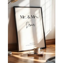 Fuart.Co Kişiye Özel Aile Posteri Aşk Temalı Sevgililer Günü Posteri (Çerçevesiz) Love