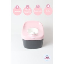 Bebekevi 4'ü 1 Arada Fonksiyonel Bebek Lazımlığı Taşınılabilir Çocuk Tuvaleti