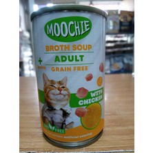 Moochie Broths Soup Tavuklu Tahılsız Yetişkin Kedi Çorbası 135ML x 2 Adet