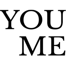 Fuart.Co You Me Aşk Temalı Sevgililer Günü Posteri (Çerçevesiz) Love