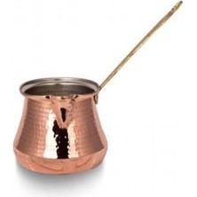 PremiumPort Kırmızı Sütlük Cezve 3 No Makine Dövme, Şık ve Dayanıklı Tasarım