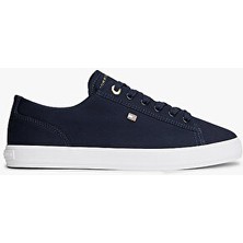 Tommy Hilfiger Kadın Th Foxing Kanvas Sneaker