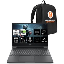 Hp Victus 15 Intel Core I5 13420H 8gb 512GB SSD RTX5050/8GB 15.6" Fhd 144Hz W11P Taşınabilir Bilgisayar & Per4 Çanta C21SHEAPN382