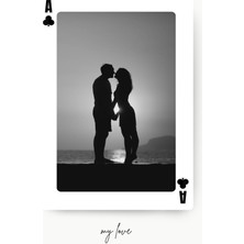 Fuart.Co Kişiye Özel Fotoğraflı Sinek Aşk Temalı Sevgililer Günü Posteri (Çerçevesiz) Love