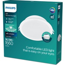 Philips Meson Tavan Gömme Spot 16.5W 1660 Lumen 3000K Sarı Işık (150MM Delikler Için Uygundur)