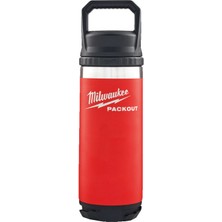 Milwaukee Milwauke Packout Chug Lid Termos Bardak 532 ml Kırmızı Piknik Seti - 4932493991