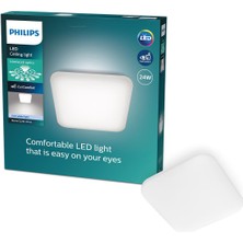 Philips Mauve Kare Tavan Lambası 24W 4000K Gün Işığı
