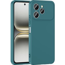 Tecno Spark 40 Kılıf Zore Mara Lansman Kapak - Koyu Yeşil