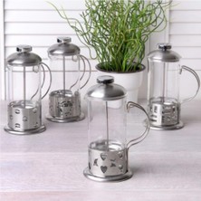 PremiumPort Kapasiteli 350 ml Metal French Press, Pratik ve Şık Tasarım