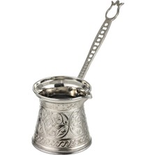 PremiumPort El Işi Osmanlı Motifli Döküm Cezve, 4 Kişilik, Şık ve Dayanıklı