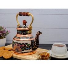 PremiumPort El Işlemeli 1.7 L Bakır Demlik, Çaydanlık ve Su Isıtıcı