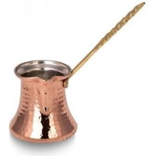 PremiumPort Bakır Kervan Cezve 5 No Kalın 6 Fincan, Şık ve Dayanıklı Tasarım