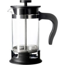 PremiumPort 0.4l French Press Kahve Demliği, Cam ve Paslanmaz Çelik Kalite