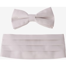 Altınyıldız Classics Erkek Bej Papyon-Kuşak Set