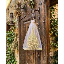 Sufi Tesbih Esans Ve Hediyelik Nazar Için Doğal Kurutulmuş Üzerlik Otu Kesesi - Nazar ve Negatif Enerji Için