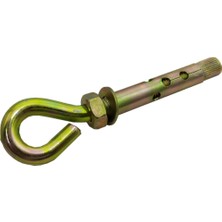 PremiumPort 4 Adet Çelik Halkalı Metrik 8 Dube Kancalı Seti