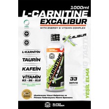 Super Charger L-Carnitine Excalibur 3000 Mg 1 Litre Yeşil Elma