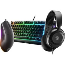 Steelseries Power Up Bundle Kulaklık Mouse Klavye Set ( Nova1 , Rival3 , Apex3 Tkl)
