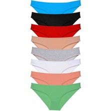 MTM My The Mall Giyim 8 Adet Süper Eko Set Likralı Kadın Slip Külot Set 1