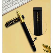 As Gift Kişiye Özel Imza Kalemi (Siyah-Gold)