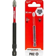 PremiumPort 90MM Ph2 Bits Uç Takım Seti, 2 Adet, Güçlü ve Dayanıklı Vidalama Uçları