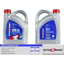 Otozone ŞANZIMAN YAĞI 80W90 3 LT API GL-5 80W90 (6 ADET)