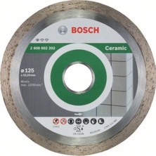 Bosch Yüksek Performanslı Seramik Kesim Diskleri 125 Mm, Dayanıklı ve Güçlü Performans