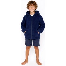 Coupon Çocuk Polar Fermuarlı Kapüşonlu Sweatshirt