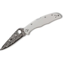 Spyderco Endura 4 Titanium Damascus Plainedge Çakı